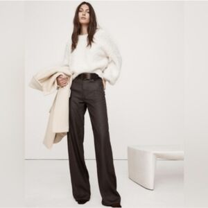 Banana Republic Coated Denim Pintuck Jean